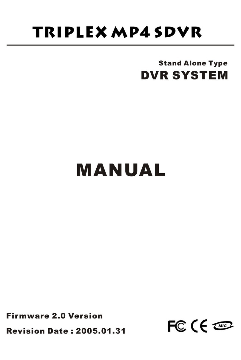 Triplex MP4 SDVR Manuale utente