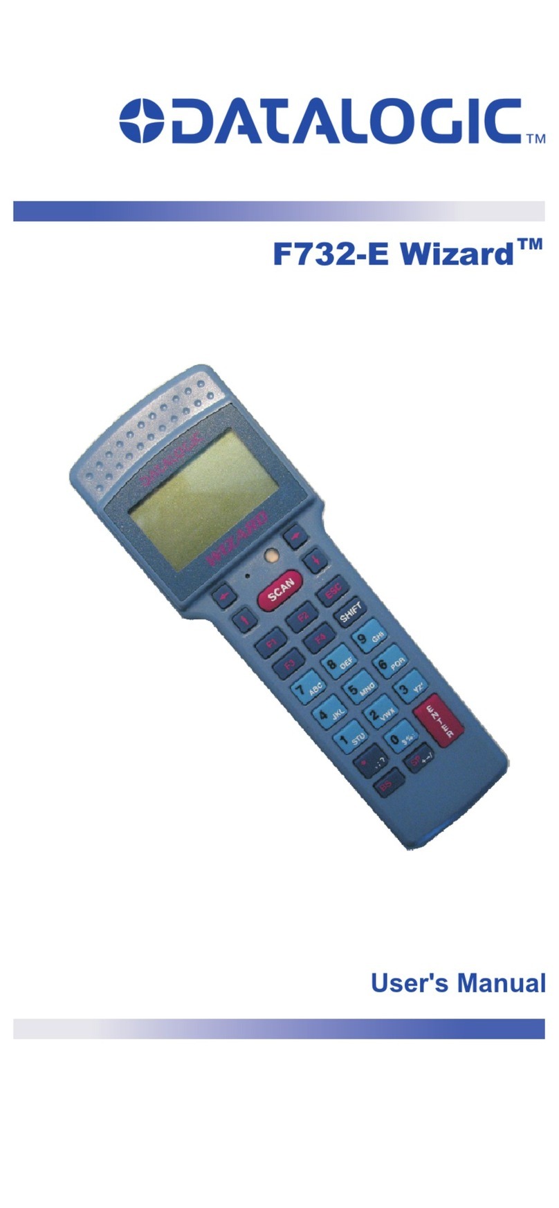 Datalogic F732-E Wizard Manuale utente