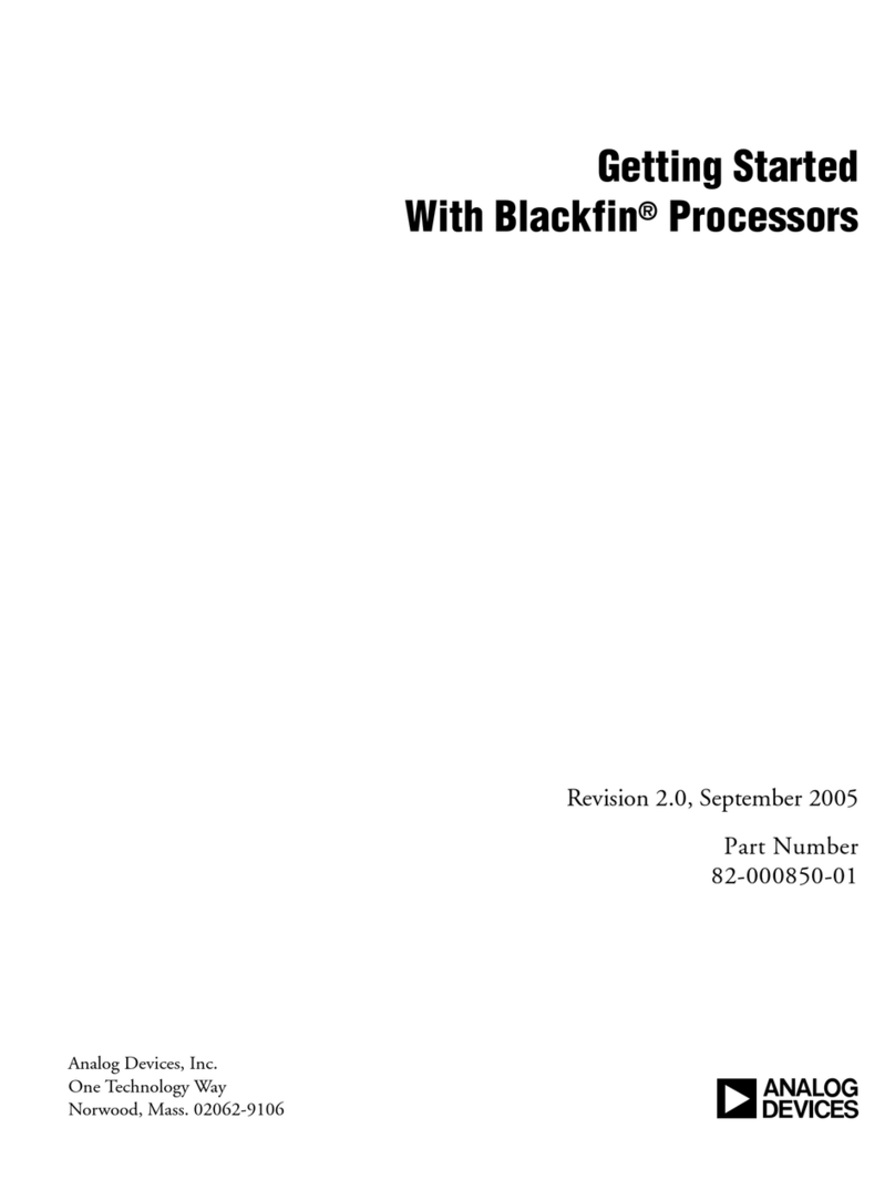Analog Devices Blackfin Manuale utente