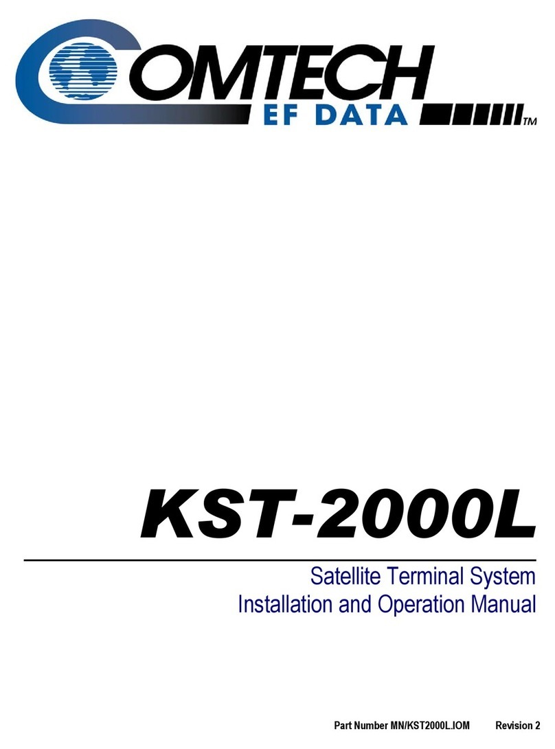 Comtech EF Data KST-2000L Manuale utente