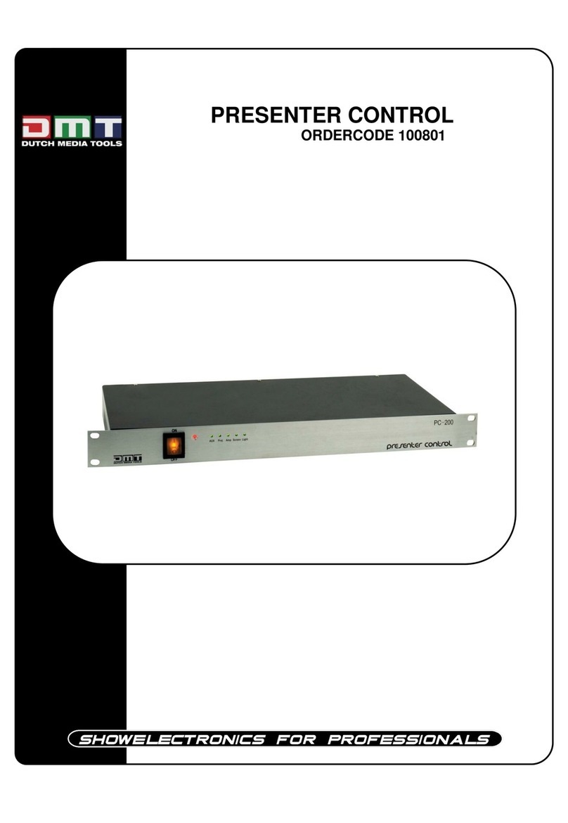DMT Presenter Control Manuale utente