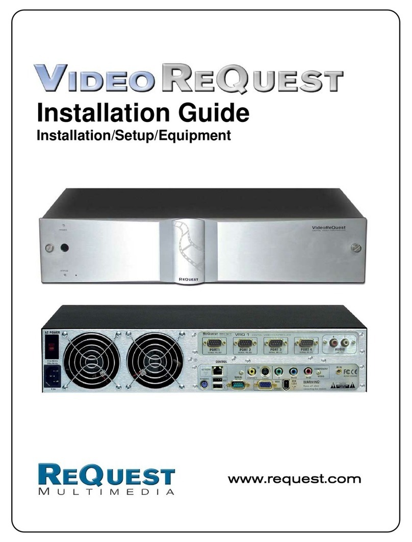 ReQuest Multimedia VideoReQuest Manuale utente