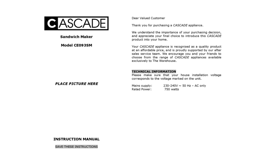 Cascade CE093SM Manuale utente