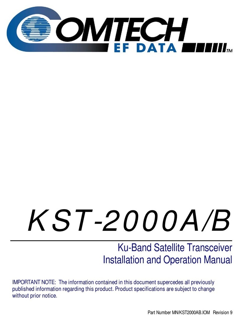 Comtech EF Data KST-2000B Manuale utente