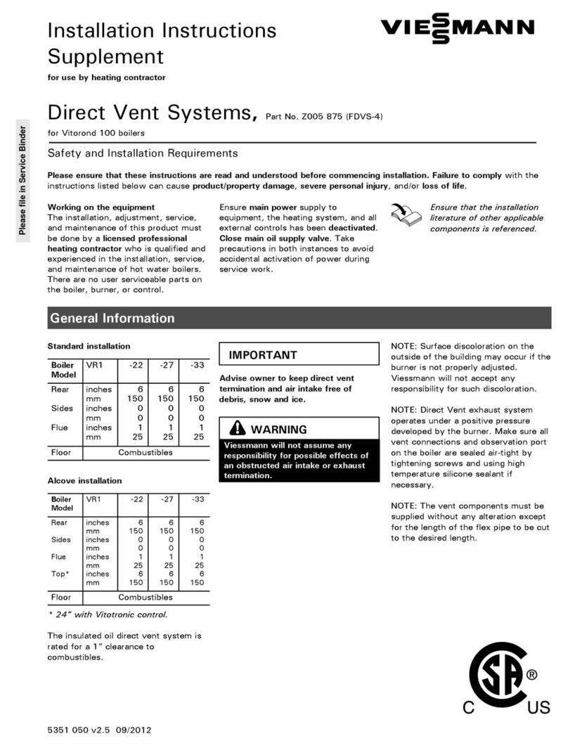 Viessmann FDVS-4 Manuale utente