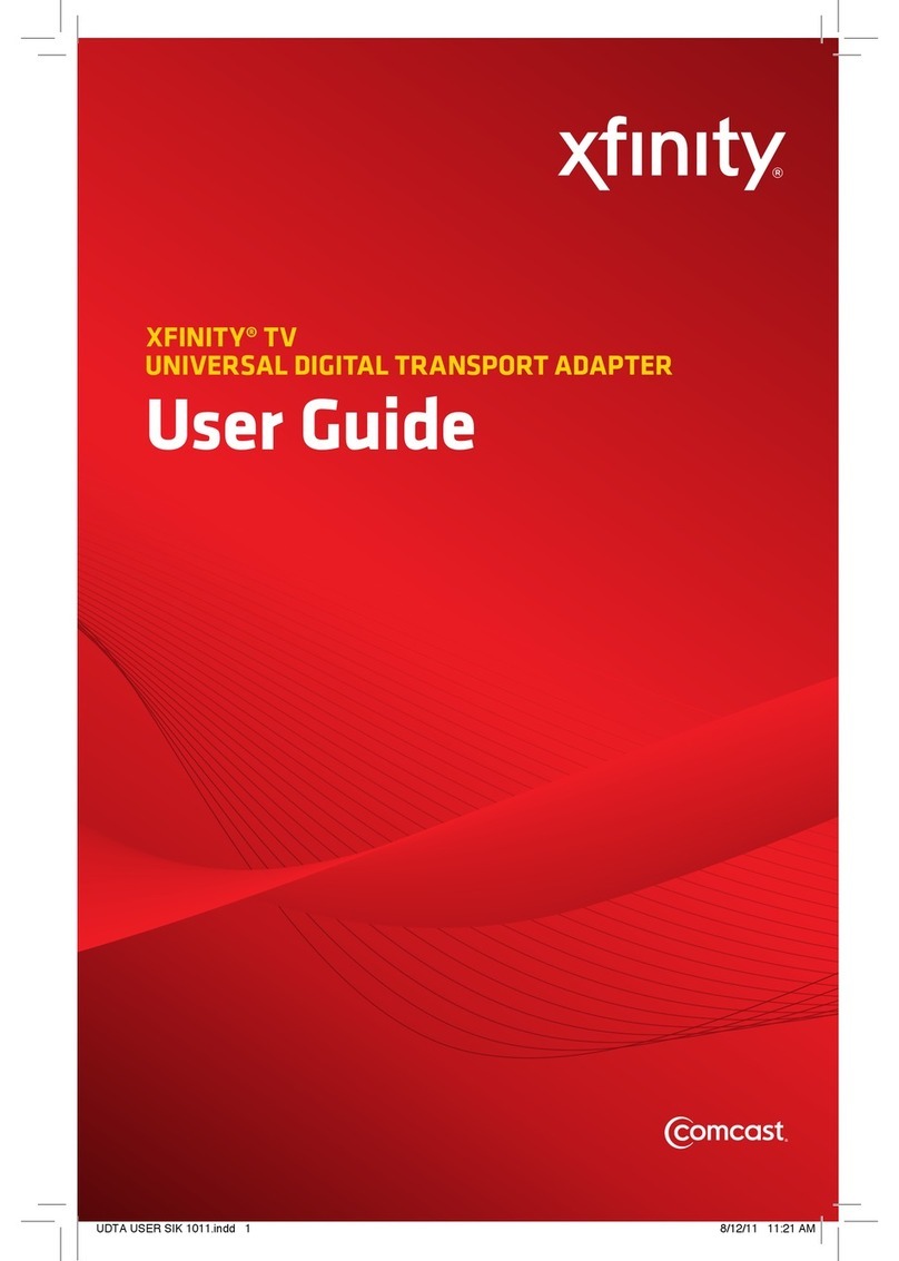Comcast XFINITY Manuale utente