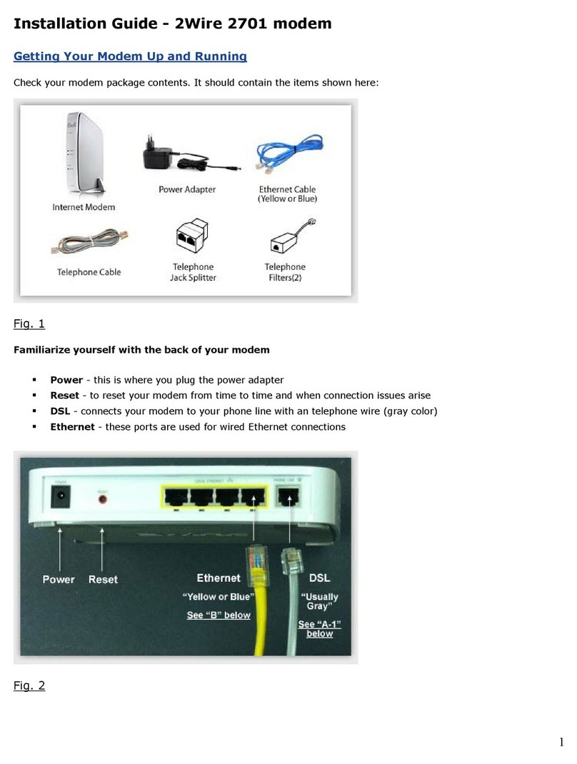 2-Wire Gateway 2701 Manuale utente