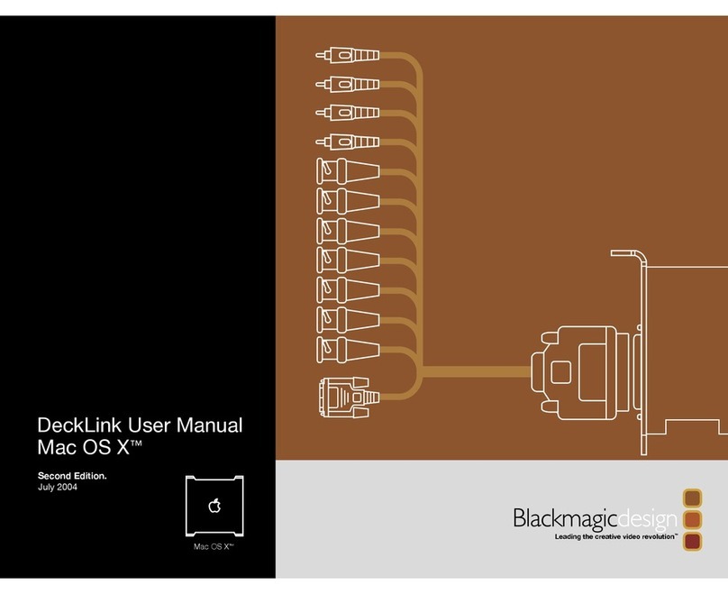 Blackmagicdesign DeckLink Series Manuale utente