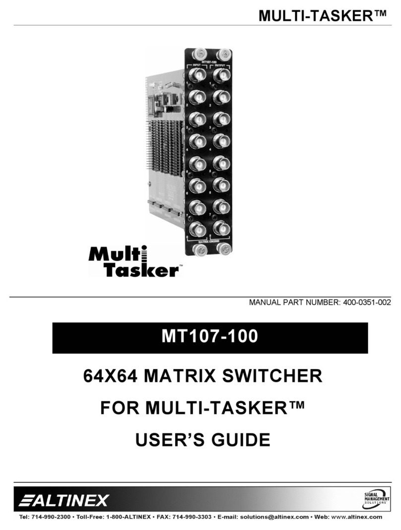 Multi-Tasker MT107-100 Manuale utente