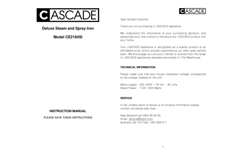 Cascade CE2184SI Manuale utente