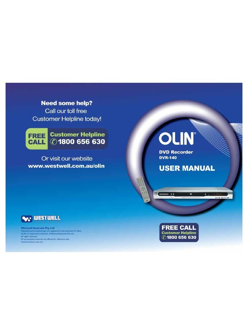 Olin DVR-140 Manuale utente