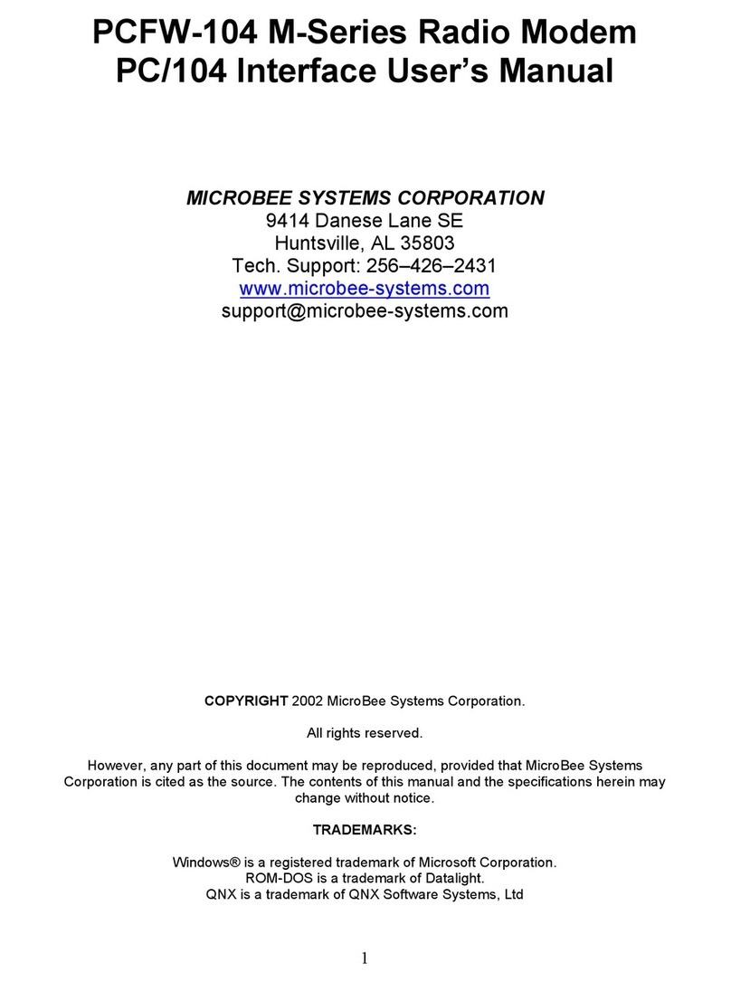 MICROBEE PCFW-104 Manuale utente