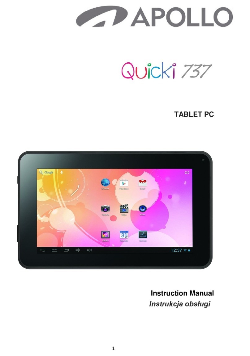 Apollo Quicki 737 Manuale utente