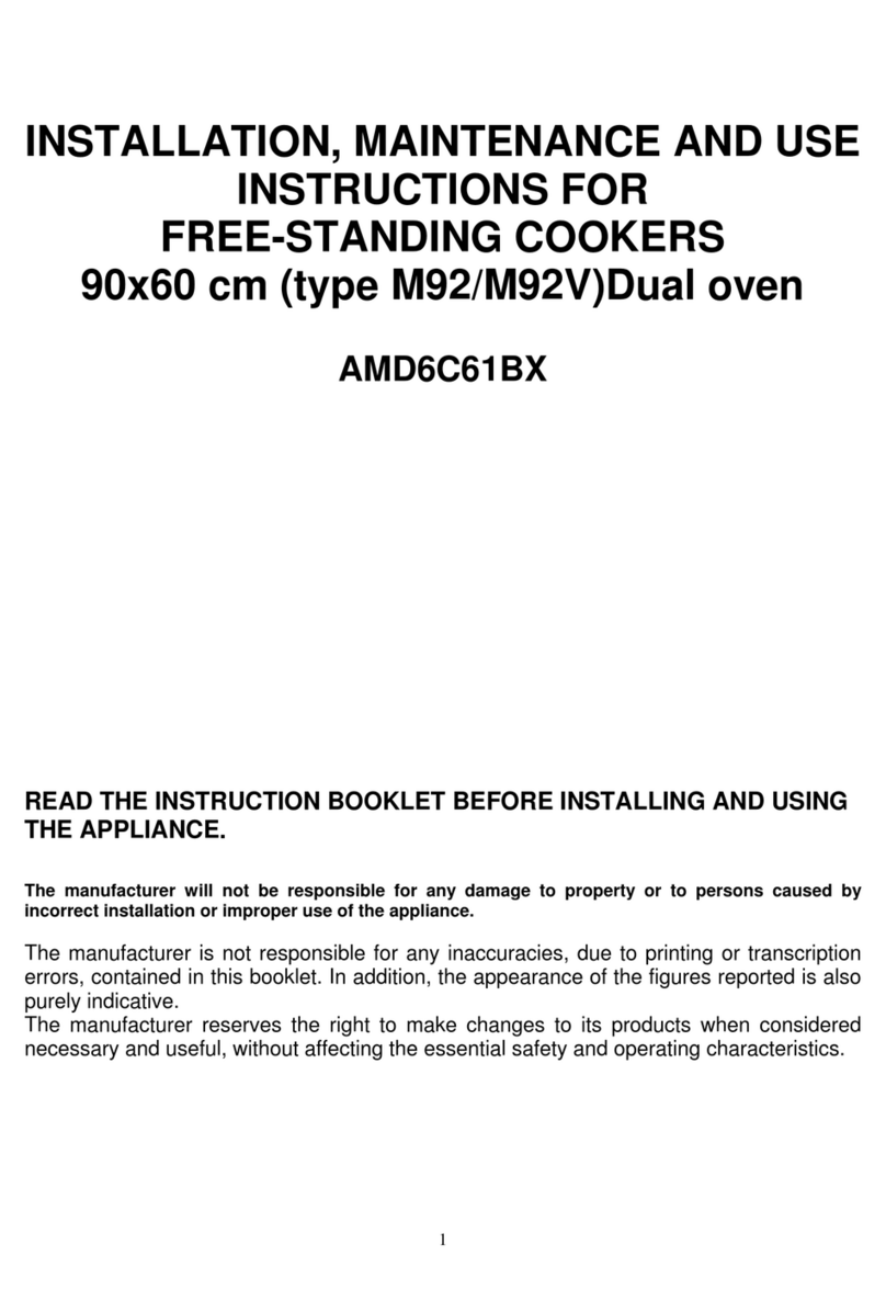 Bertazzoni AMD6C61BX Guida utente