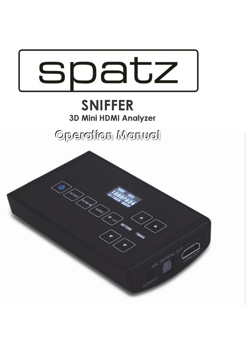 Spatz Sniffer Manuale utente