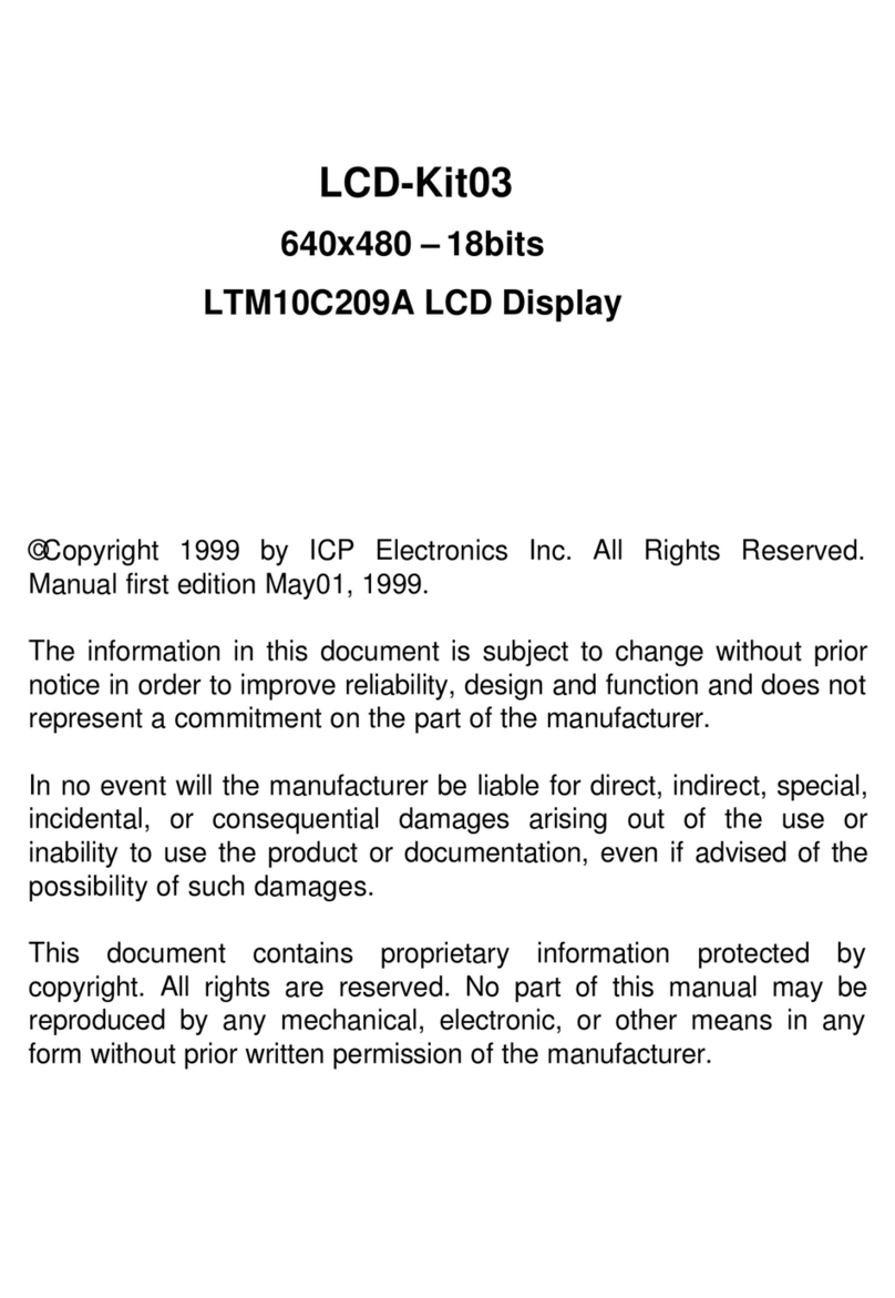 ICP Electronics LCD-Kit03 Manuale utente