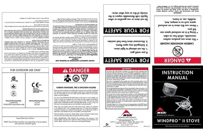 MSR WINDPRO II Manuale utente