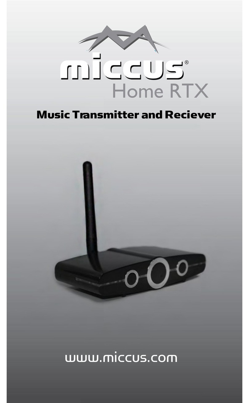 Miccus Home RTX Manuale utente