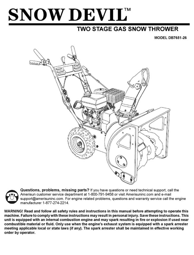 Snow Devil DB7651-26 Manuale utente