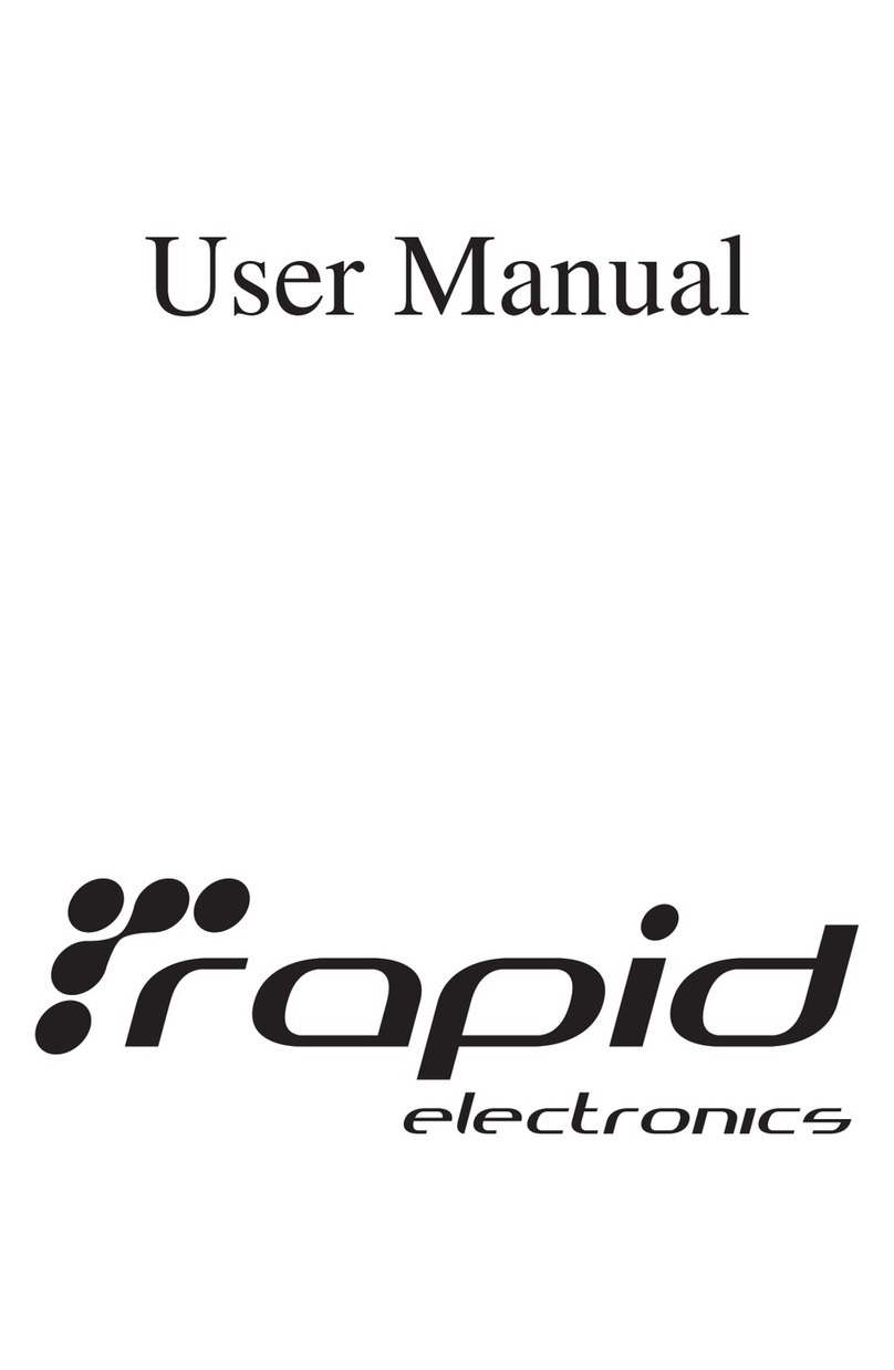 Rapid Electronics KG888 Manuale del sistema