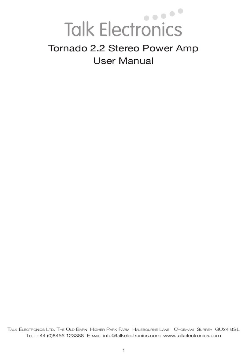 Talk electronics Tornado 2.2 Manuale utente