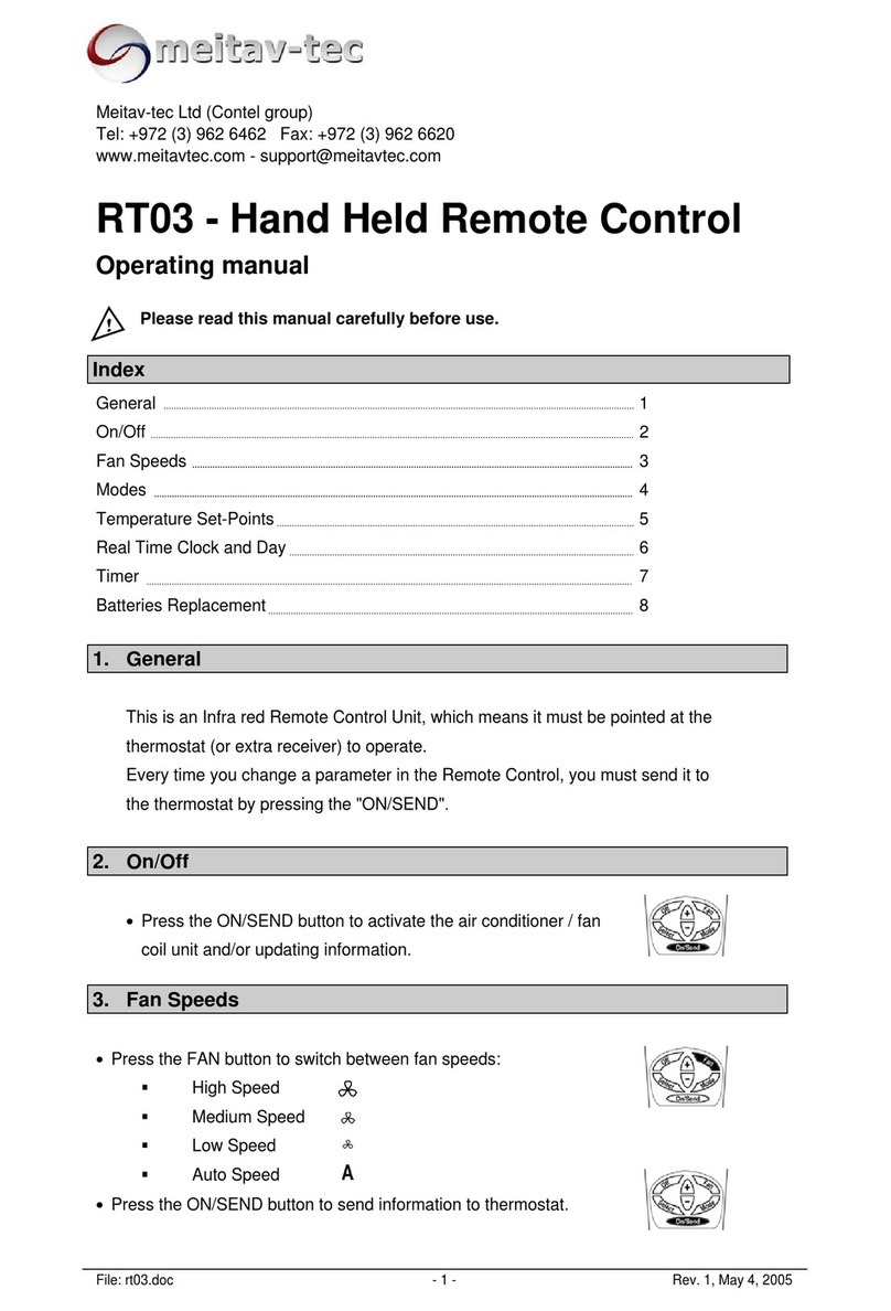 meitav-tec RT03 Manuale utente