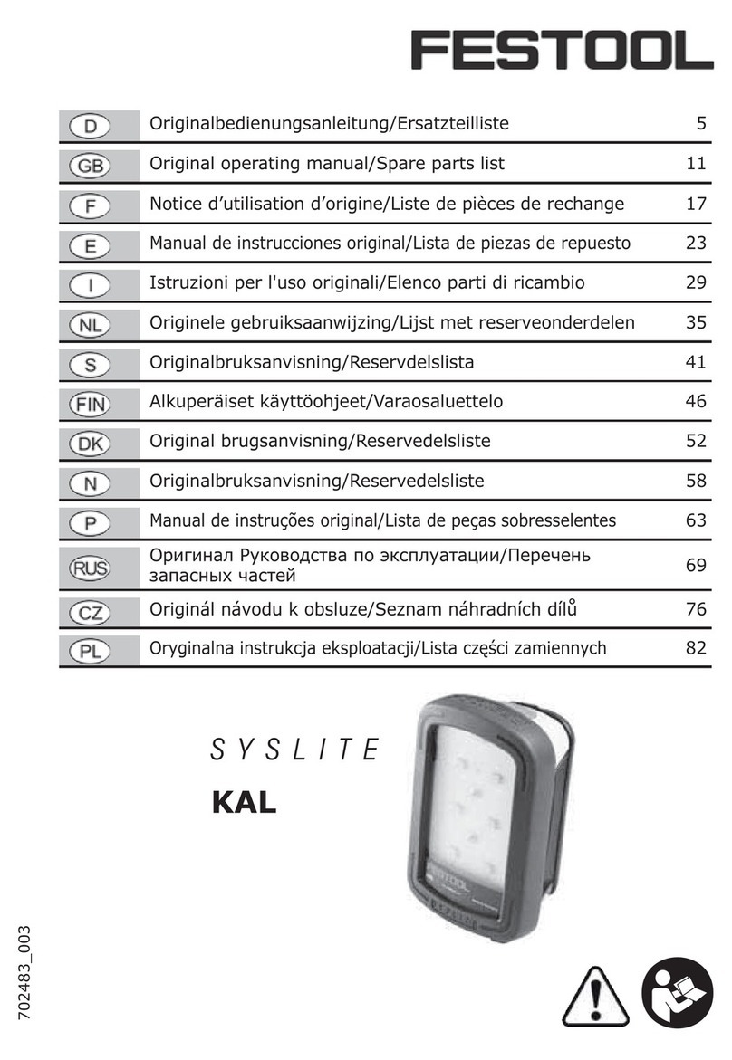 Festool KAL Manuale utente