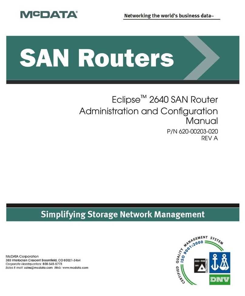 McDATA Eclipse 2640 SAN Foglio di istruzioni
