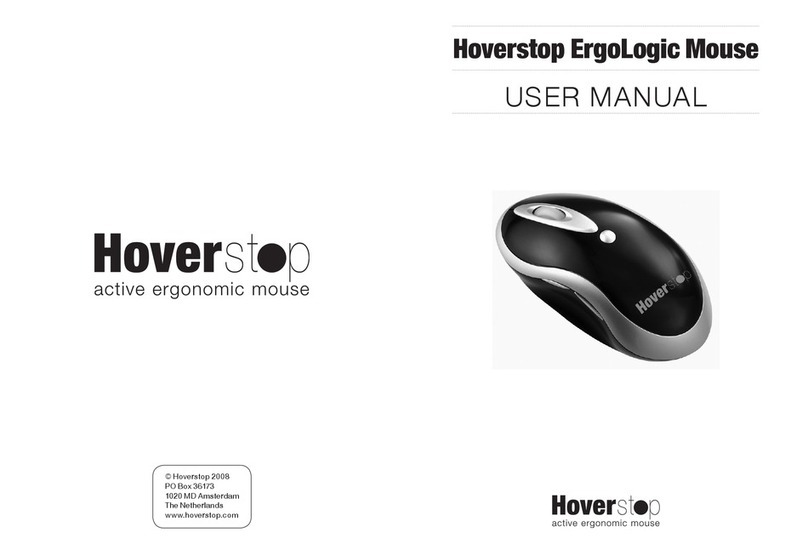 Hoverstop ErgoLogic Mouse Manuale utente