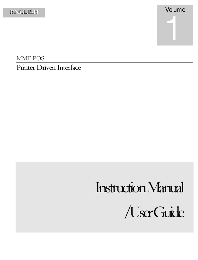 MMF POS Printer-Driven Interface Manuale utente