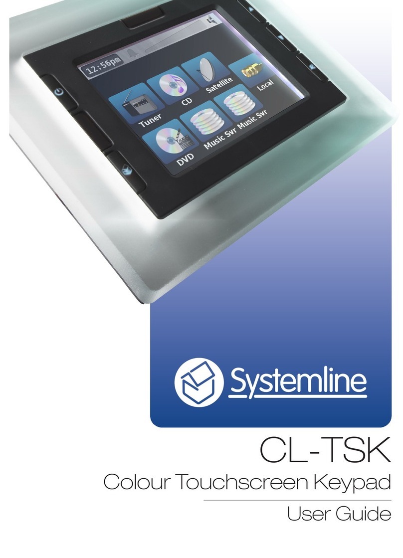 Systemline CL-TSK Manuale utente Systemline CL-TSK Manuale utente
