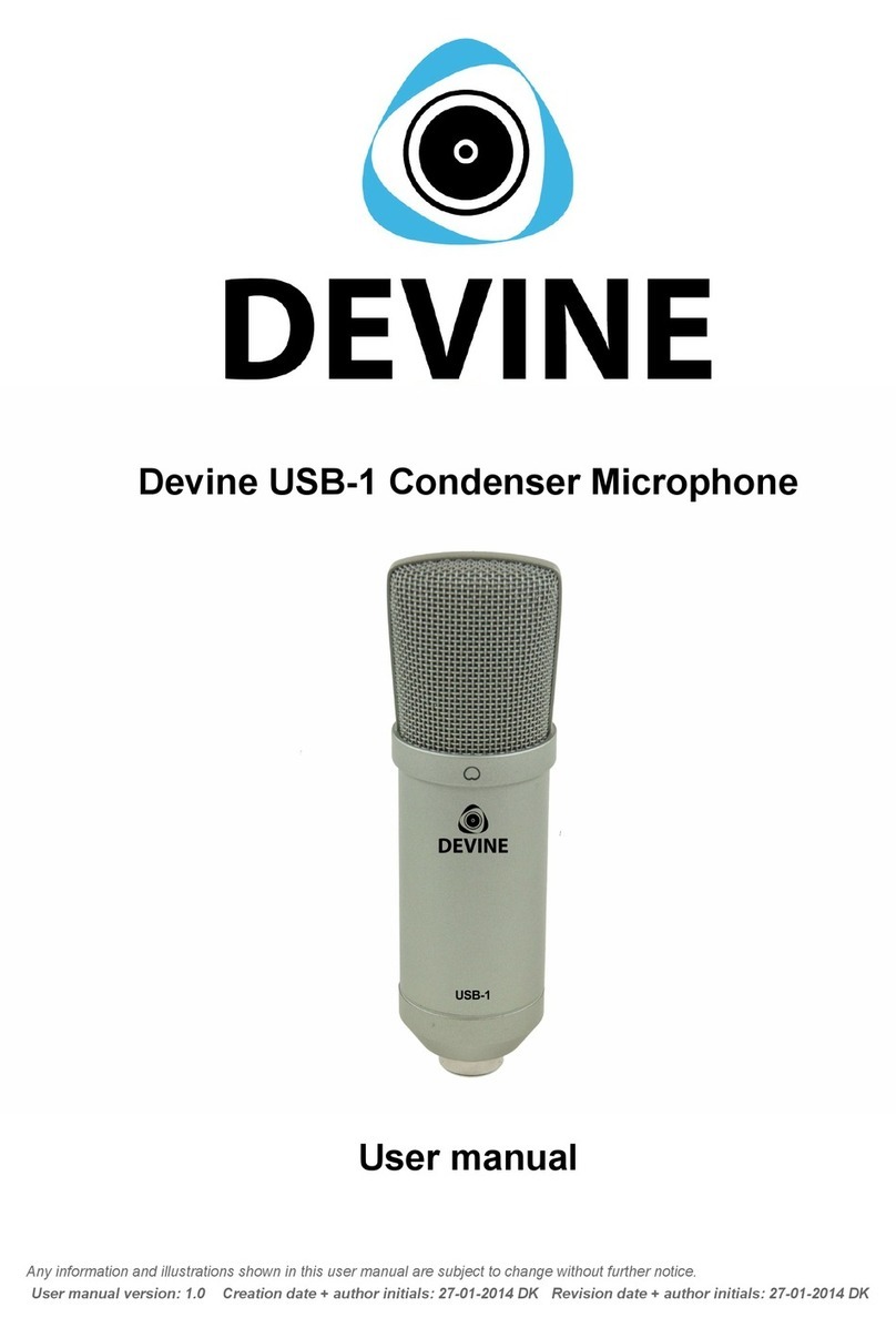 Devine USB-1 Manuale utente