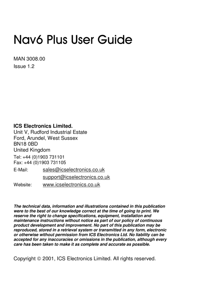 ICS Nav6plus Manuale utente