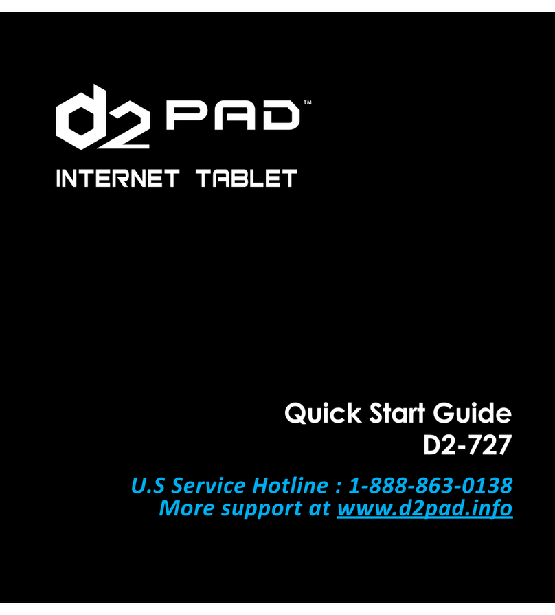 Digital2 D2-727 Manuale utente Digital2 D2-727 Manuale utente