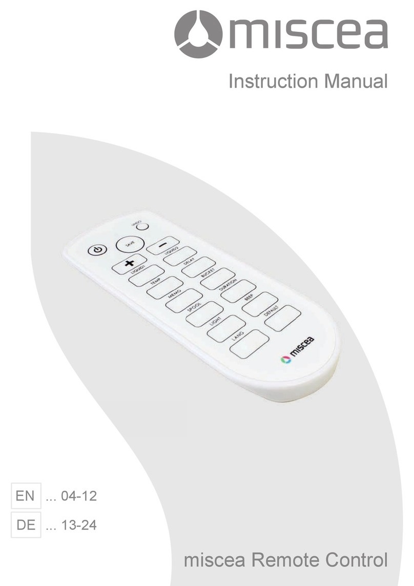 Miscea Remote Control Manuale utente