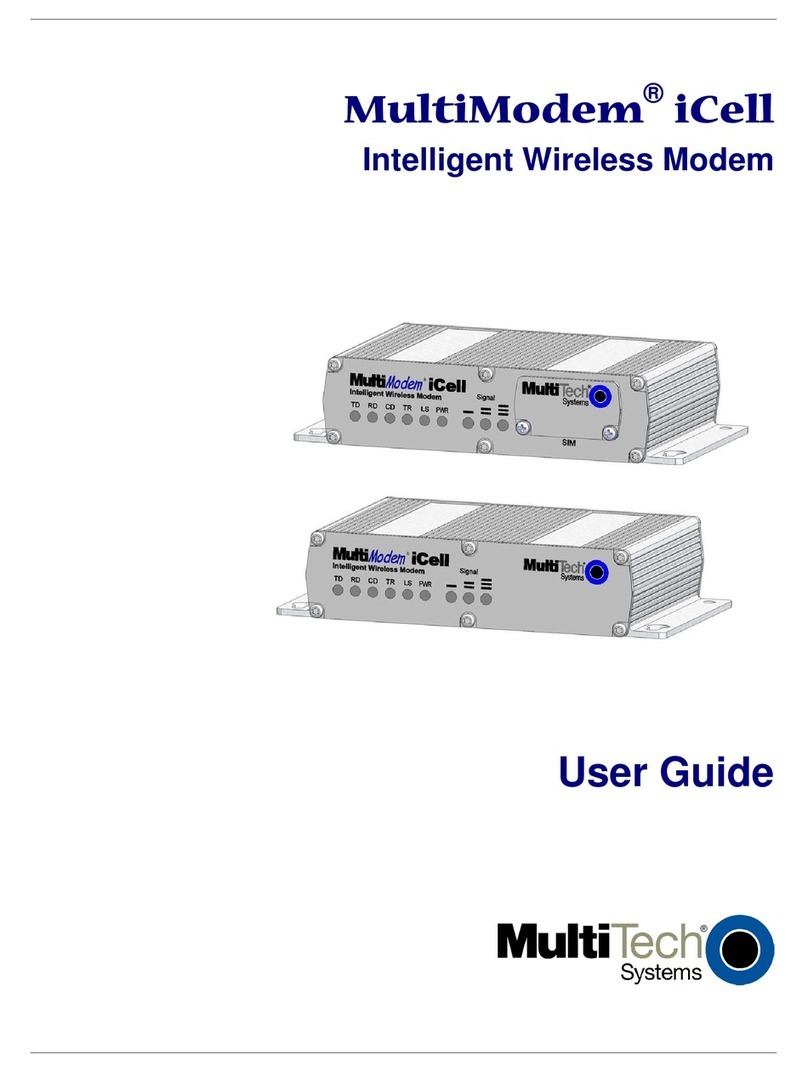 Multitech MultiModem iCell Manuale utente