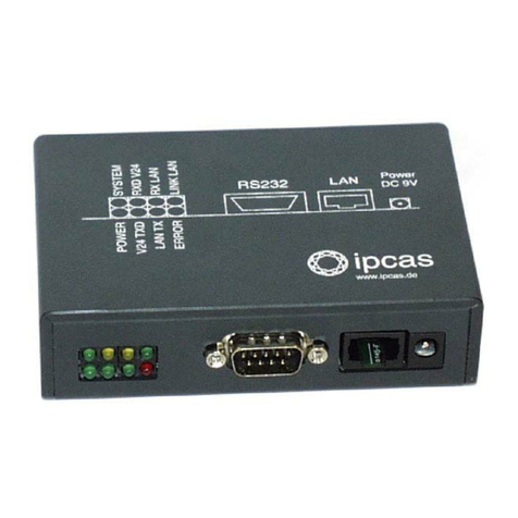 IpCAS ipEther232 Manuale utente