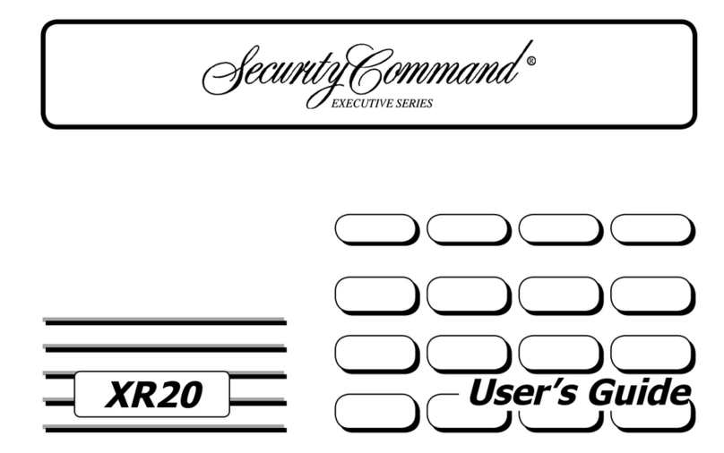 Security Command XR20 Executive Series Manuale utente