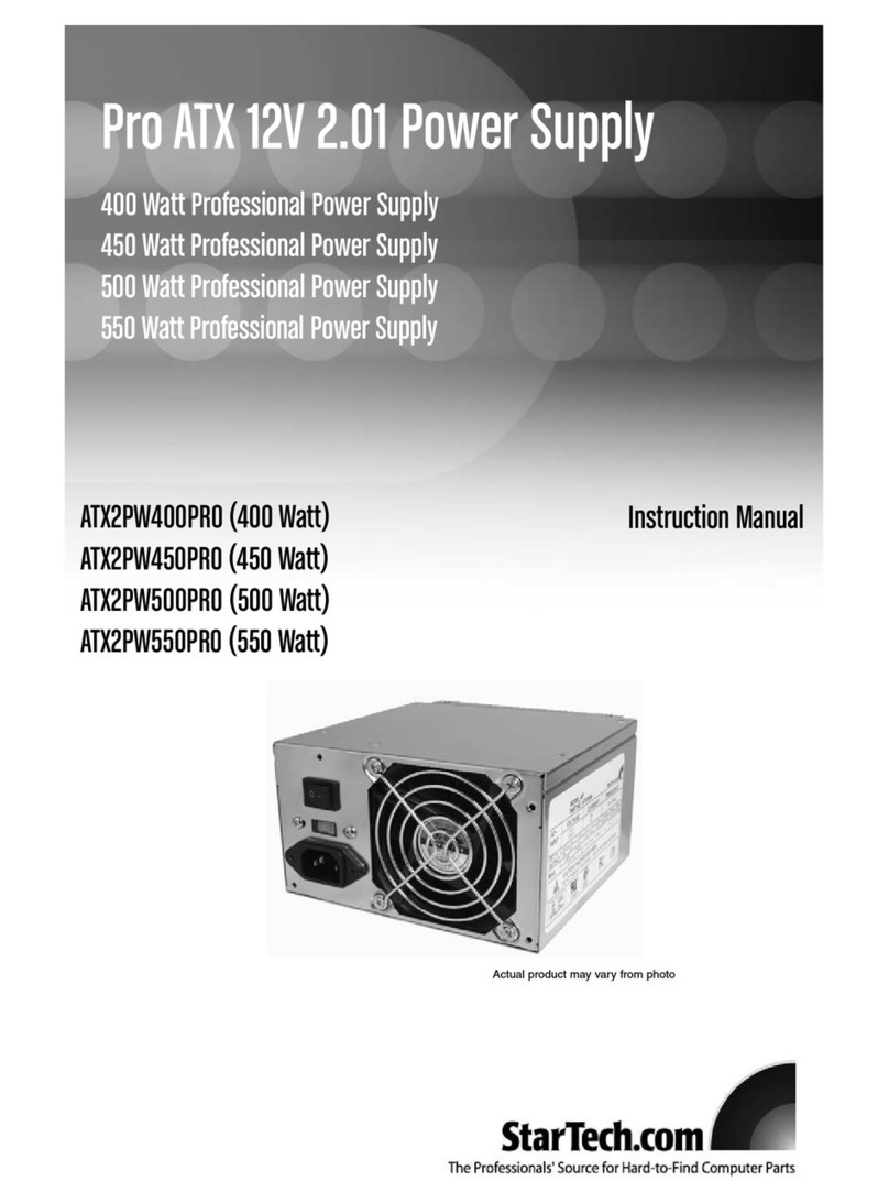 StarTech.com ATX2PW400PRO Manuale utente