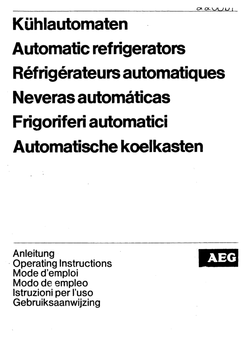 AEG Automatic refrigerators Manuale utente