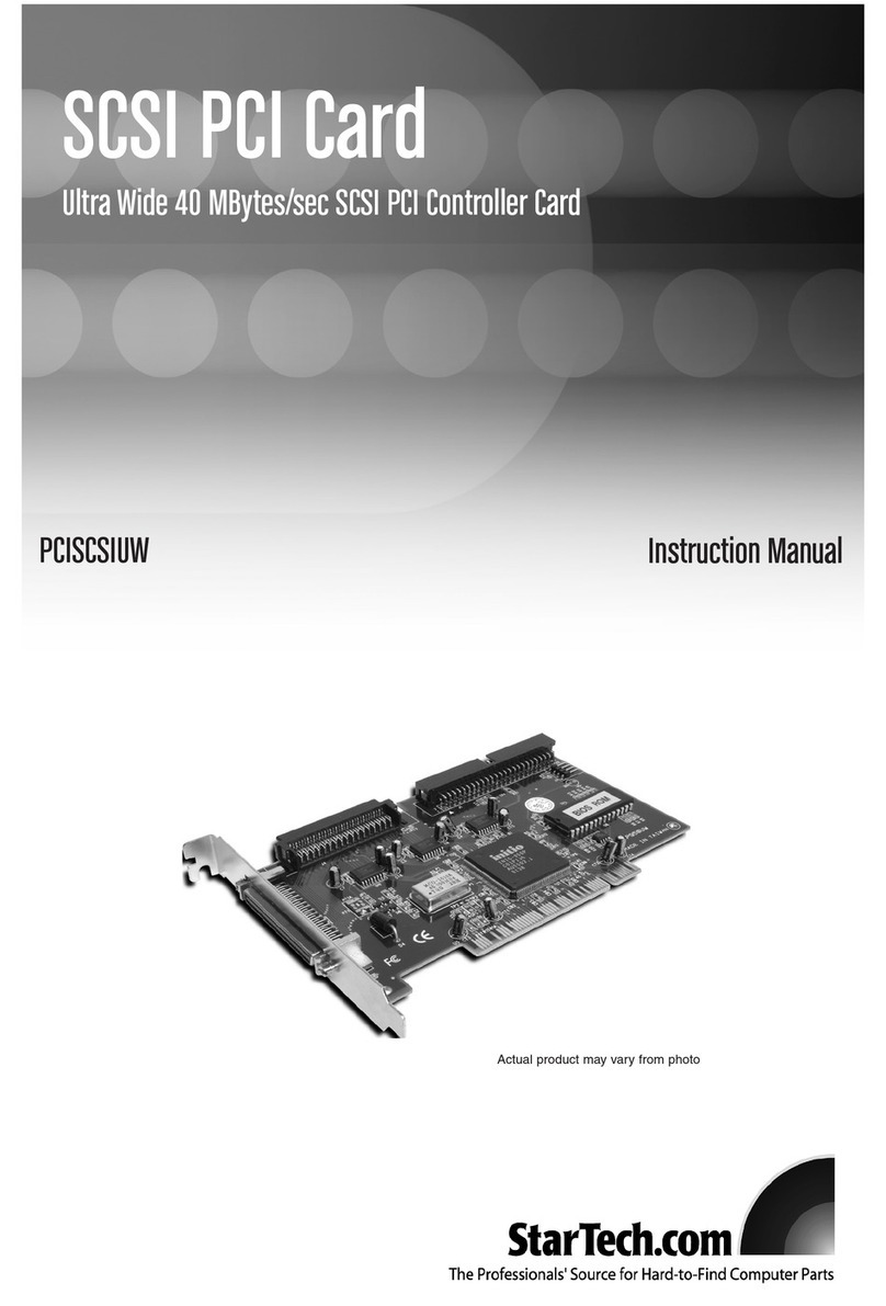 StarTech.com PCISCSIUW Manuale utente