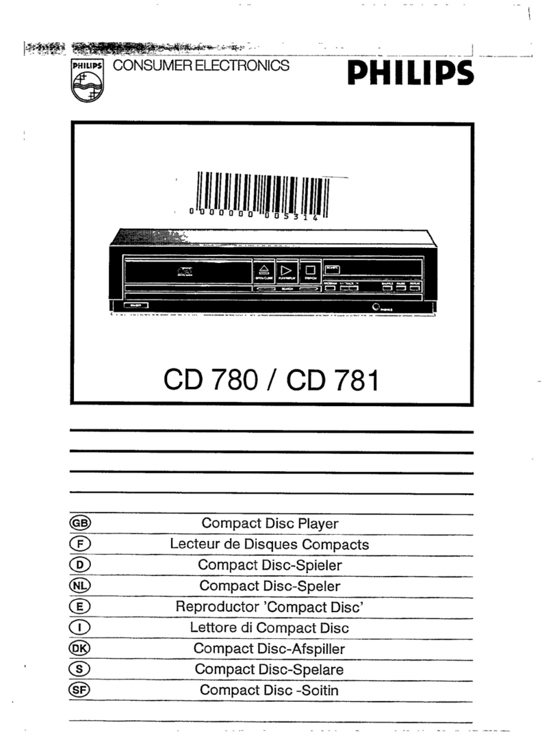 Philips CD 780 Manuale utente