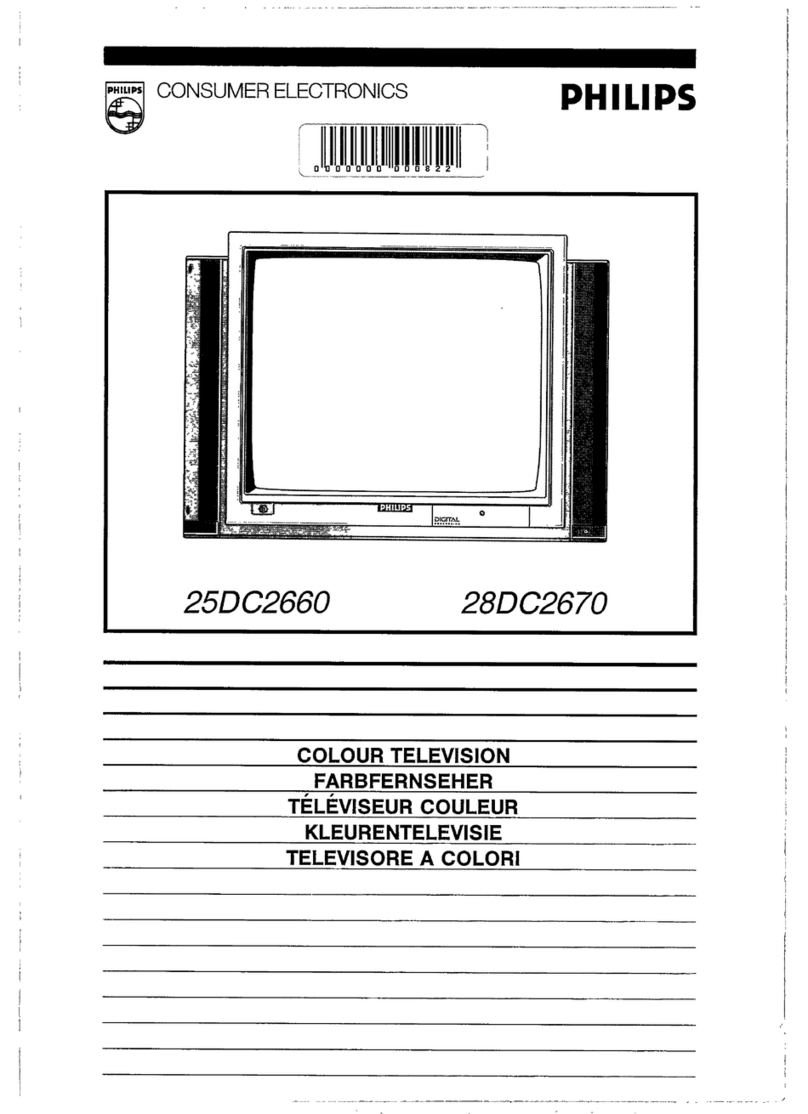 Philips 25DC2660 Manuale utente