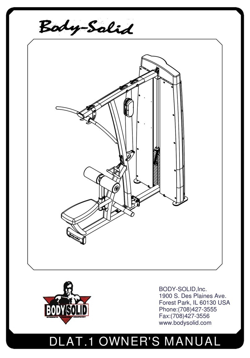 Body Solid DLAT.1 Manuale utente