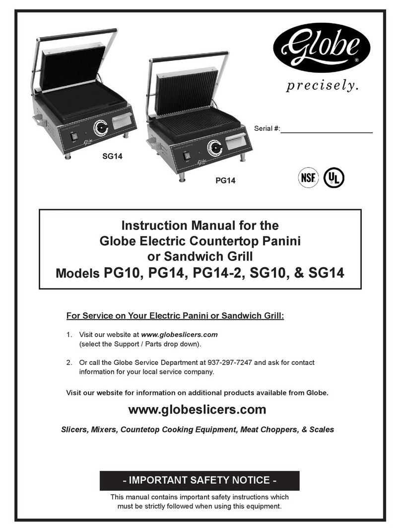 Globe PG10 Manuale utente Globe PG10 Manuale utente