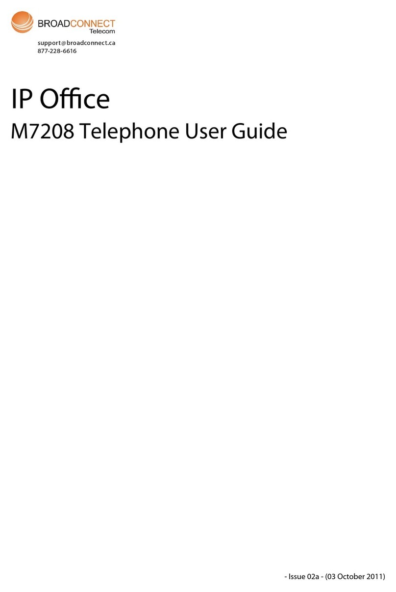 Broadconnect Norstar M7208 Manuale utente