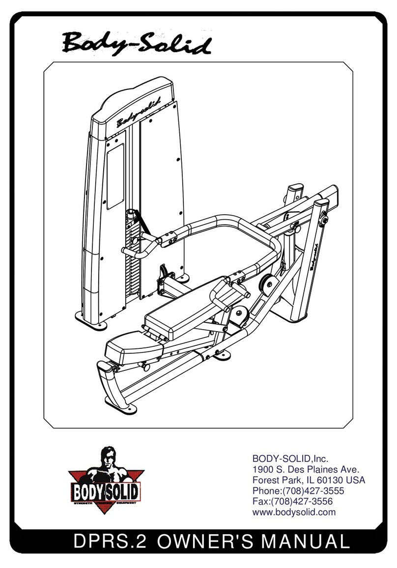 Body Solid DPRS.2 Manuale utente