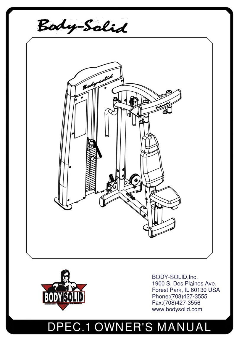 Body Solid DPEC.1 Manuale utente