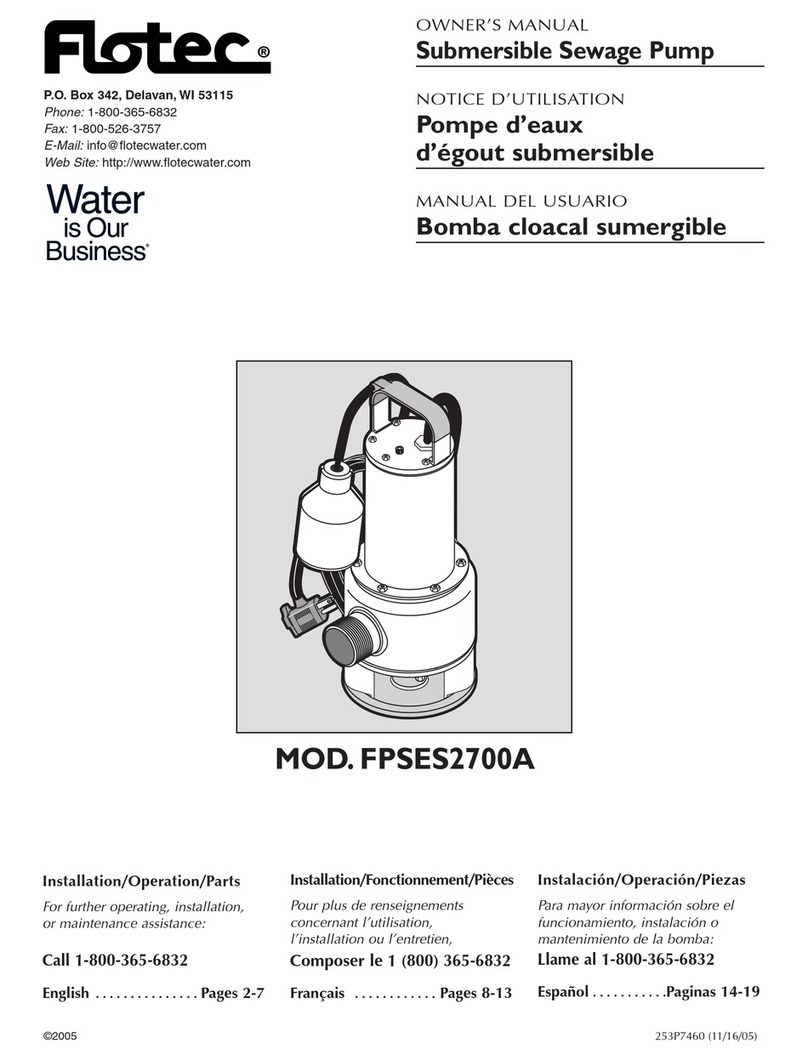 Flotec FPSES2700A Manuale utente