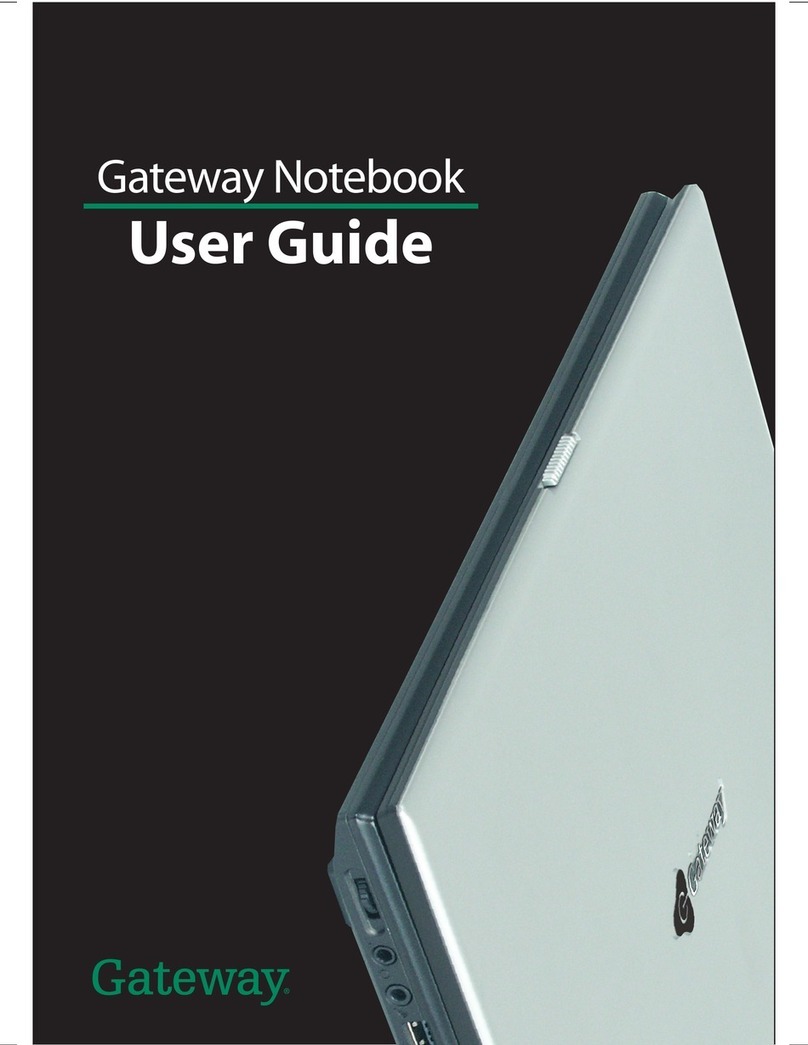 Gateway Notebook Manuale utente
